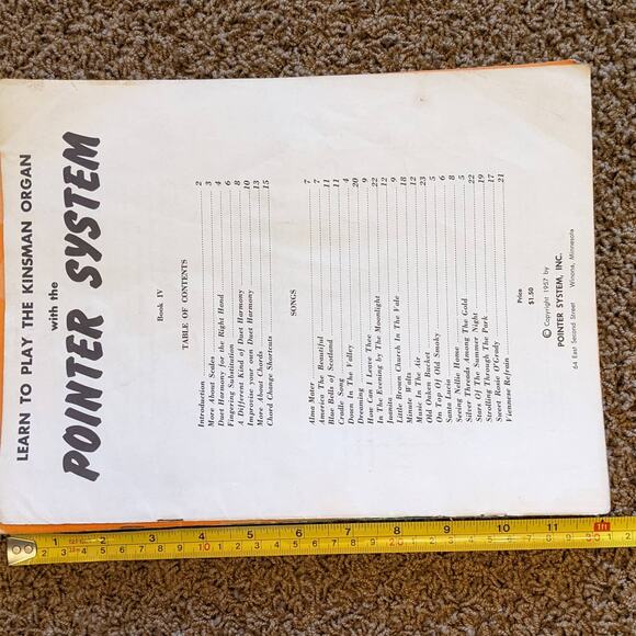 Vintage 1950s-1970s Sheet Music Country Western, Hammond Organ, Hit Parade - Picture 8 of 14